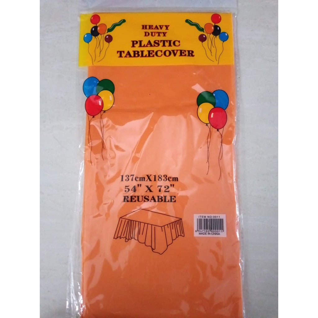 Taplak Meja Plastik Polos / Plastic Table Cover Polos