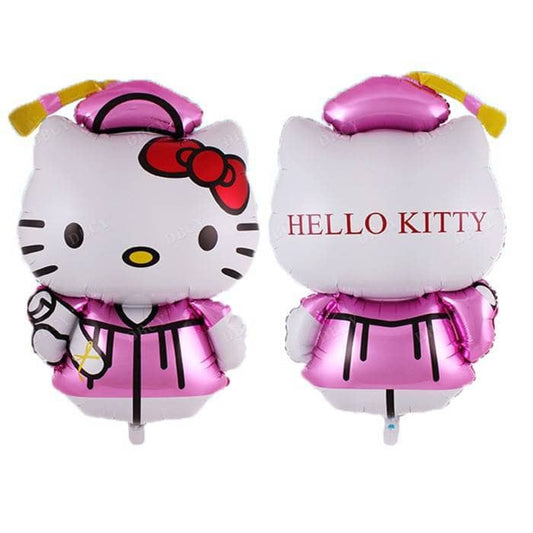 Balon Foil Wisuda Graduation Hello Kitty Jumbo Size 110 cm
