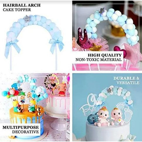 Cake Topper / Topper Kue Pompom Arch