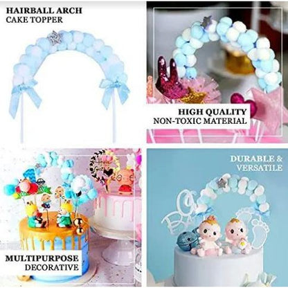 Cake Topper / Topper Kue Pompom Arch