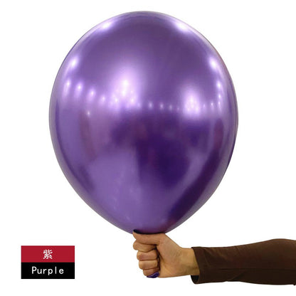 Balon Latex / Lateks Chrome Jumbo Size 18 Inch