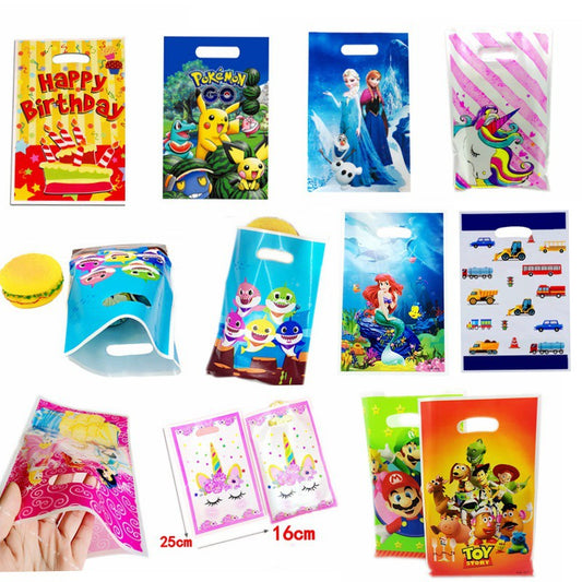 Candy Bags / Plastik Snack Ultah / Ulang Tahun  Karakter / Kartun Size 16 cm x 25 cm