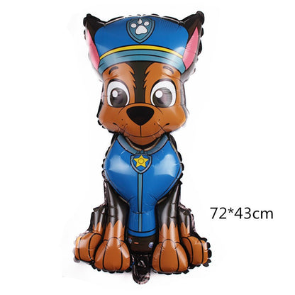 Balon Foil Paw Patrol New Jumbo Chase, Marshall, Rubble, Skye, Ryder