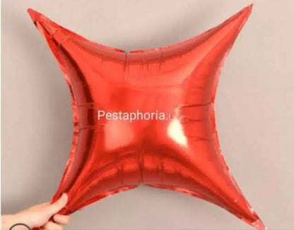 Balon Bintang / Star Segi Empat Size 60 cm ( 24 inch )