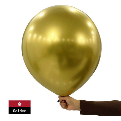 Balon Latex / Lateks Chrome Jumbo Size 18 Inch