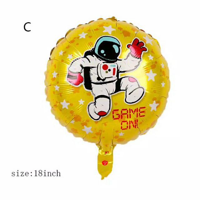 Balon Foil Astronout / Astronot / Rocket / Roket / UFO