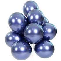 Balon Latex / Lateks Chrome Jumbo Size 16 Inch Warna Midnight Blue
