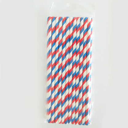 Paper Straw / Sedotan Kertas Motif Astor