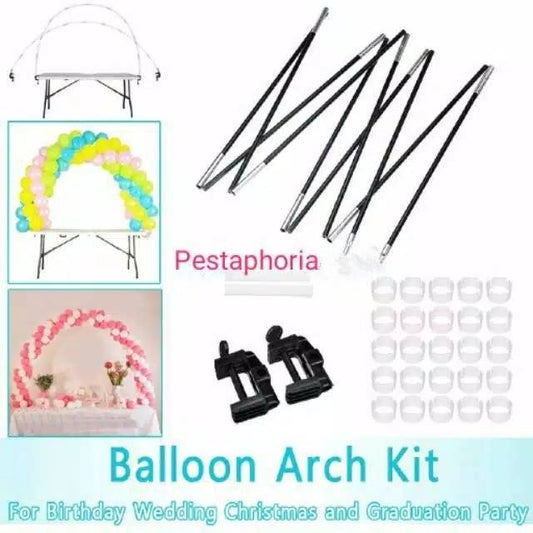 Set Balloon Arch Kit for Table / Gate Balon Meja