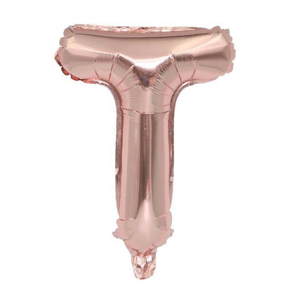 Balon Foil Huruf Rose Gold Size 40 cm