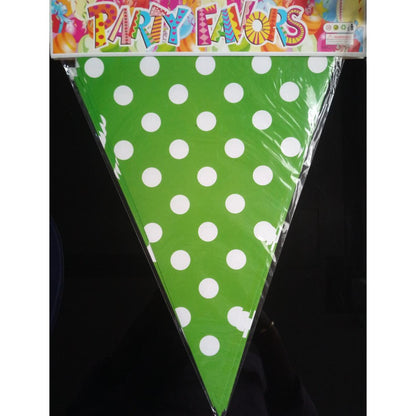 Bunting Flag / Banner Segitiga Polkadot