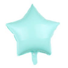 Balon Foil Hati / Love, Star / Bintang, Bulat / Round Macaron Size 45 cm