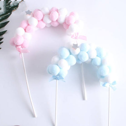 Cake Topper / Topper Kue Pompom Arch