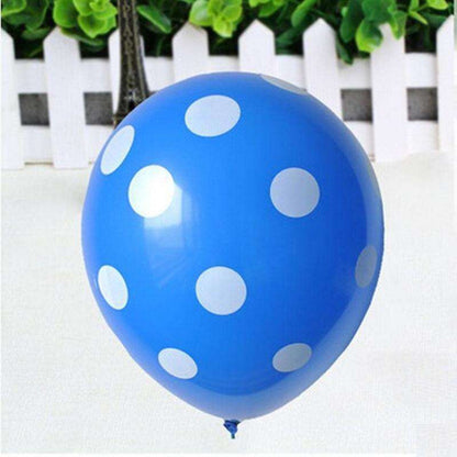 Balon Lateks/Latex Polkadot 12 inch High Quality Tebal