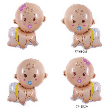 Balon Foil NEW Bayi Merangkak / Baby Boy & Baby Girl Jumbo Size 77 cm