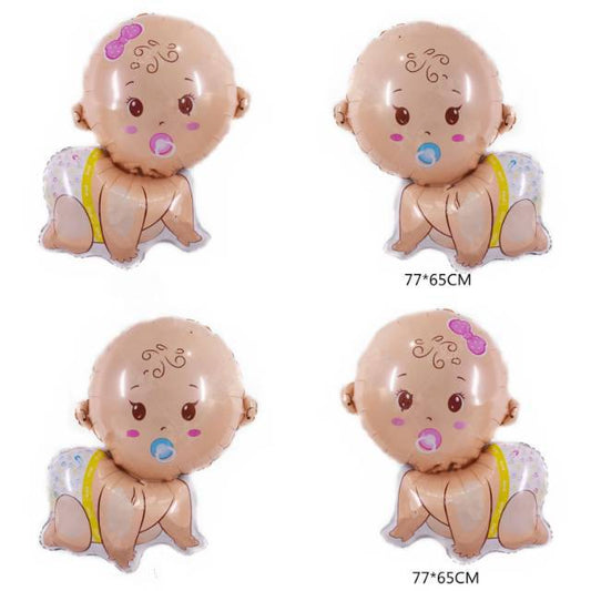 Balon Foil NEW Bayi Merangkak / Baby Boy & Baby Girl Jumbo Size 77 cm