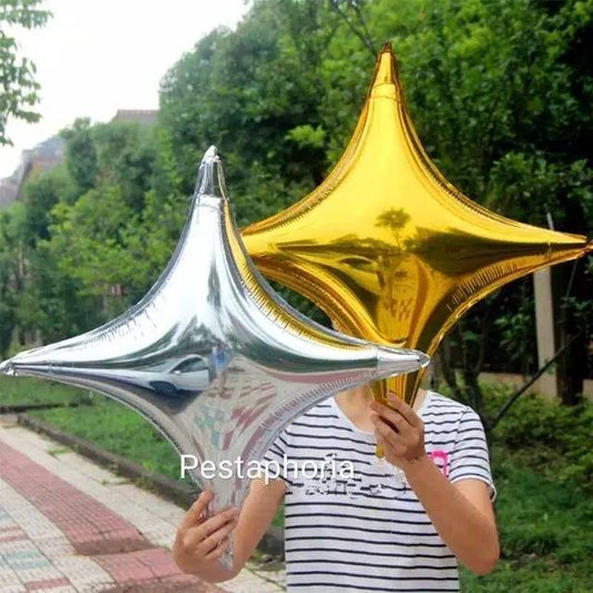 Balon Bintang / Star Segi Empat Size 60 cm ( 24 inch )