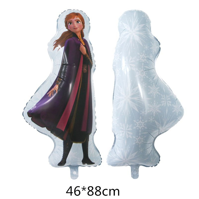Balon Foil Frozen II / 2  Elsa Olaf Anna Jumbo Size 90 cm