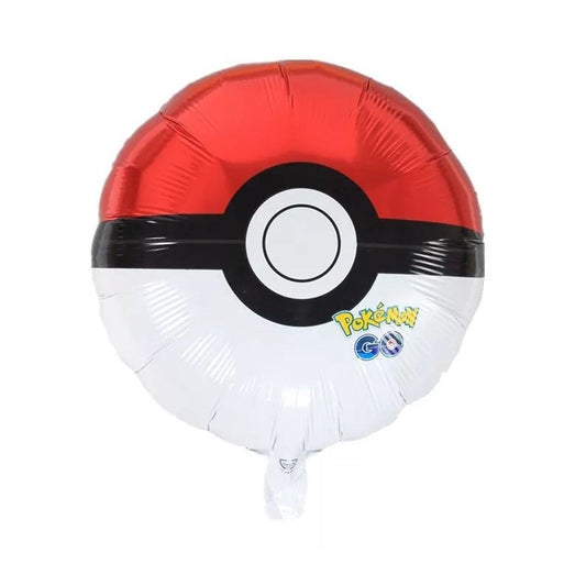 Balon Foil Pokemon Go PokeBall Size 45 cm