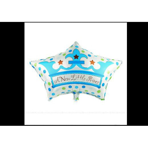 Balon Foil Crown / Mahkota A New Little Prince / Boy Size 70 cm