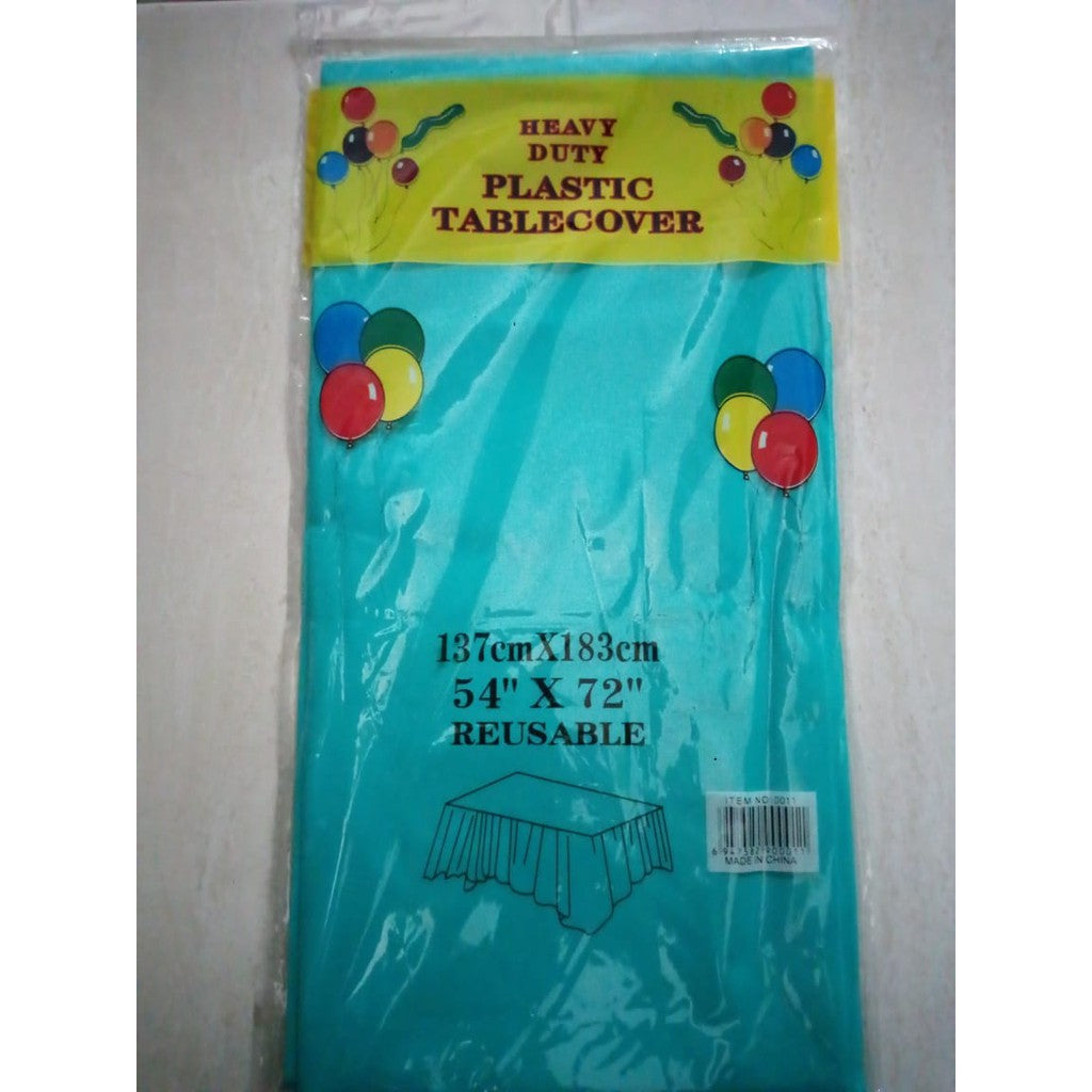 Taplak Meja Plastik Polos / Plastic Table Cover Polos