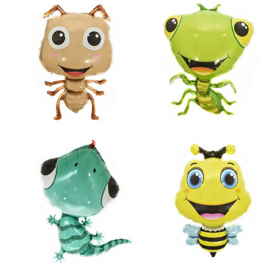 Balon Foil Insect Gecko, Bee, Ant, Mantis Size Jumbo