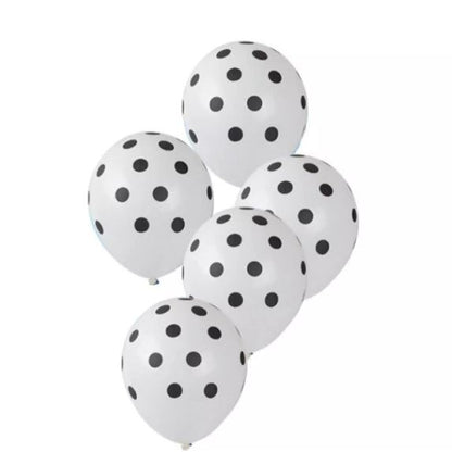 Balon Lateks/Latex Polkadot 12 inch High Quality Tebal