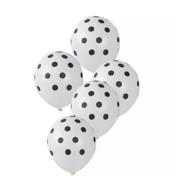 Balon Lateks/Latex Polkadot 12 inch High Quality Tebal