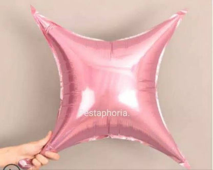 Balon Bintang / Star Segi Empat Size 60 cm ( 24 inch )