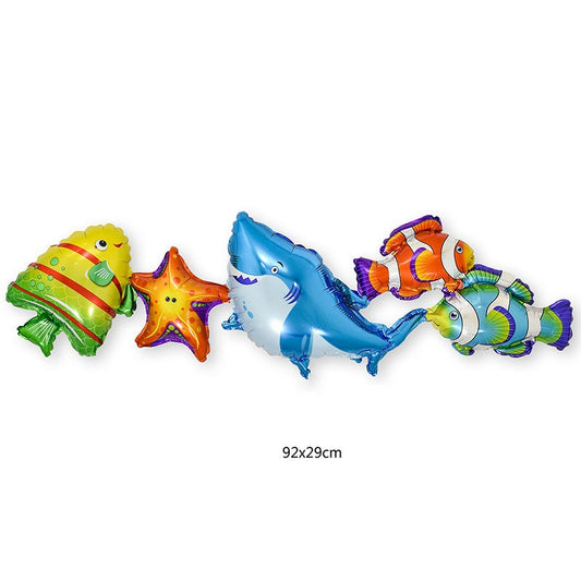 Balon Foil Link / Sambung Fish Set