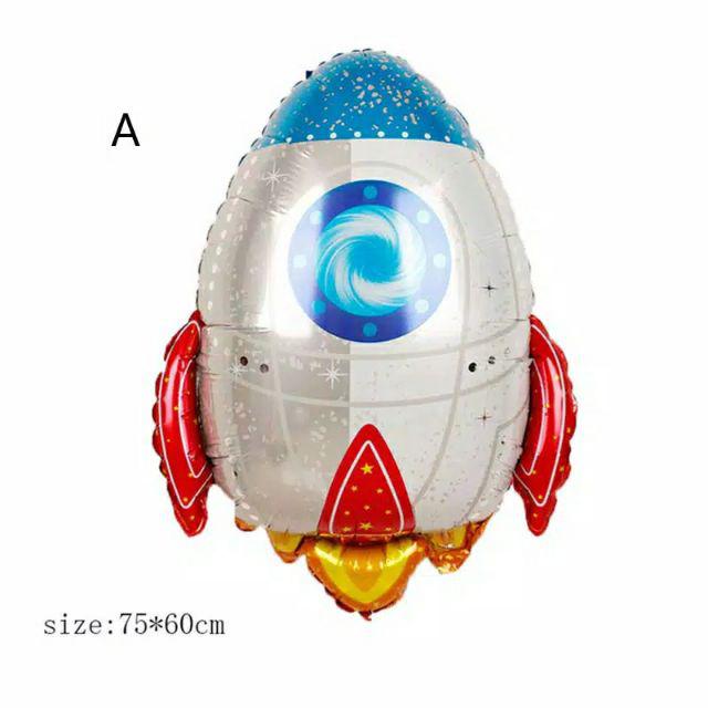 Balon Foil Astronout / Astronot / Rocket / Roket / UFO