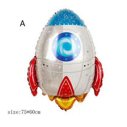 Balon Foil Astronout / Astronot / Rocket / Roket / UFO