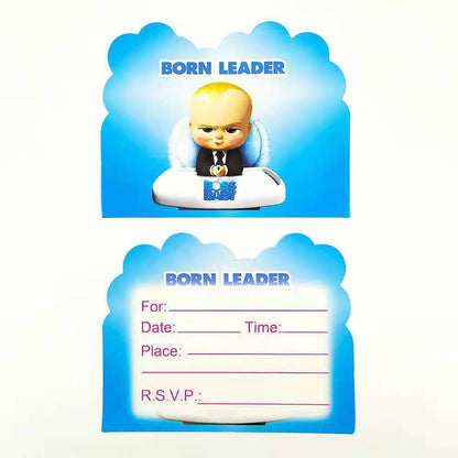 10 pcs Undangan Ulang Tahun / Invitation Birthday Card Karakter/Kartun