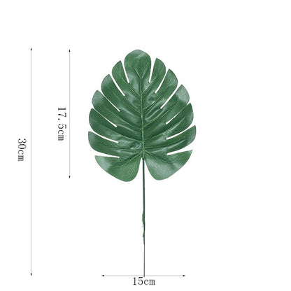 Daun Plastik Monstera Palem / Daun Hias Artificial - Dekorasi Rumah