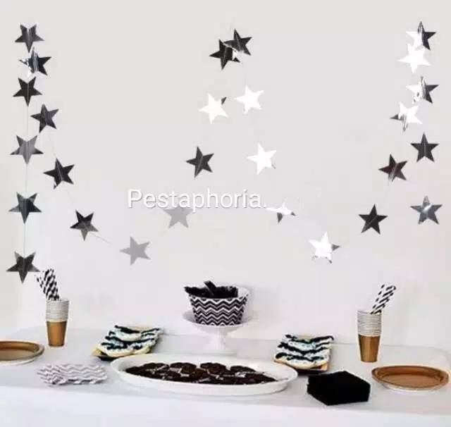Star Party Garland Metalik 4 meter