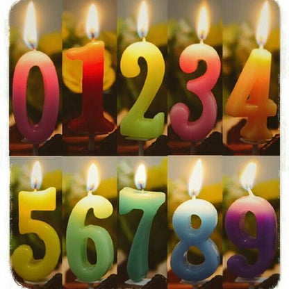 Lilin Angka Ulang Tahun Model Korea / Birthday Numeric Candle / Birthday Number Candle