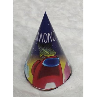( isi 10 pcs ) Party Hat / Topi Pesta Ulang Tahun / Ultah Karakter / Kartun Model Kerucut