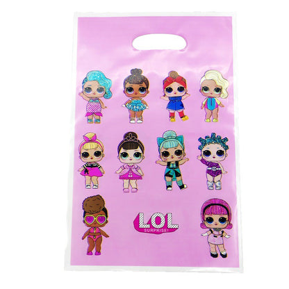 Candy Bags / Plastik Snack Ultah / Ulang Tahun  Karakter / Kartun Size 16 cm x 25 cm