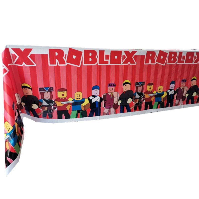 Taplak Meja Plastik Karakter/ Plastic Table Cover Karakter / Kartun