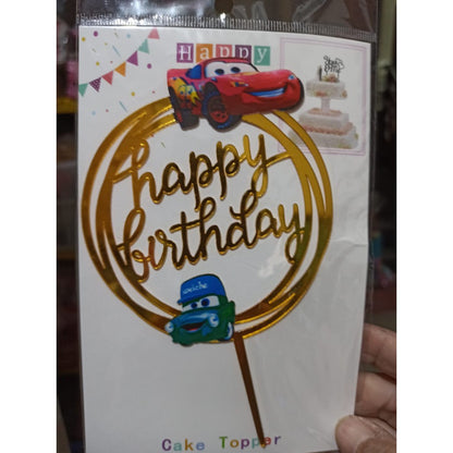 Cake Topper Acrylic / Akrilik Happy Birthday Ariel The Mermaid