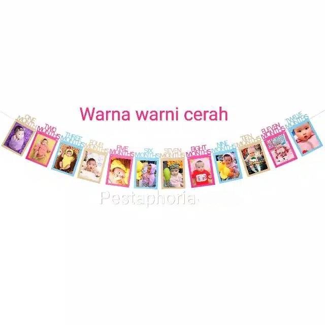 Banner 12 month / 12 bulan / Banner Monthsary