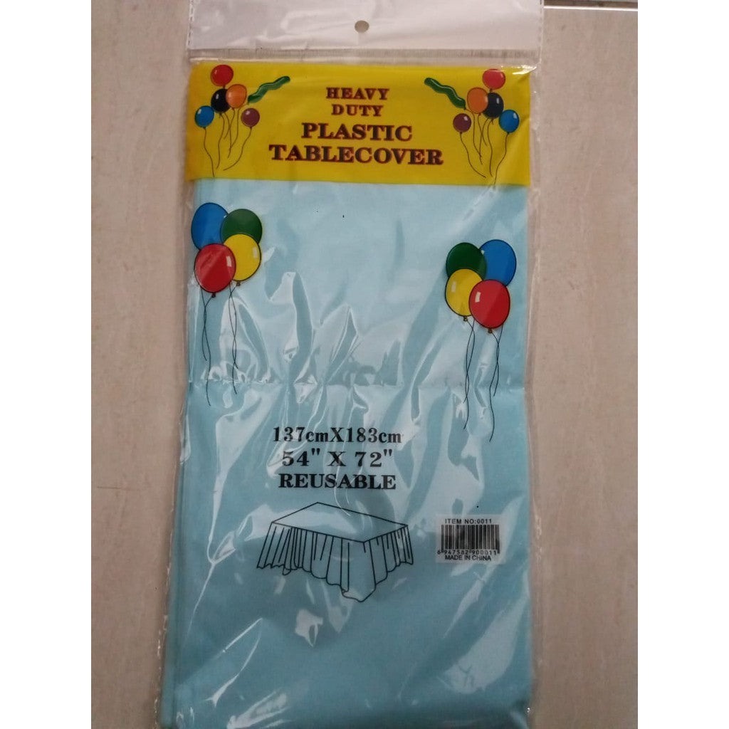 Taplak Meja Plastik Polos / Plastic Table Cover Polos