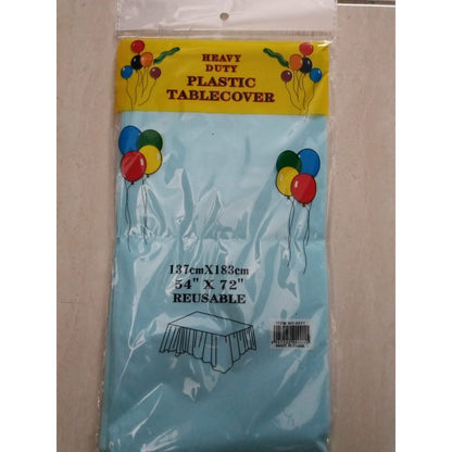 Taplak Meja Plastik Polos / Plastic Table Cover Polos