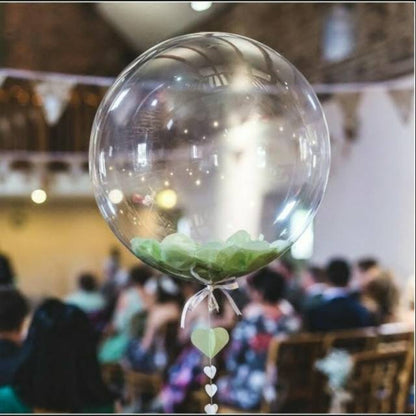 Balon PVC Transparan Size 24 ( 60 cm ) / Transparent Bobo Bubble Balloon Size 24 ( 60 cm )