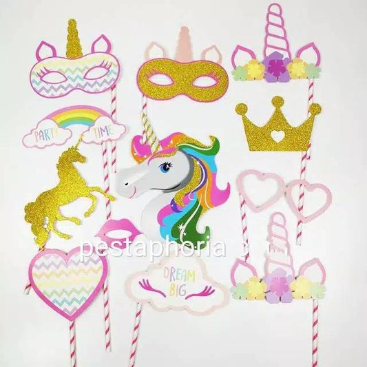 Photo Props / Party Props / Photoprops Aksesoris Foto Booth Unicorn