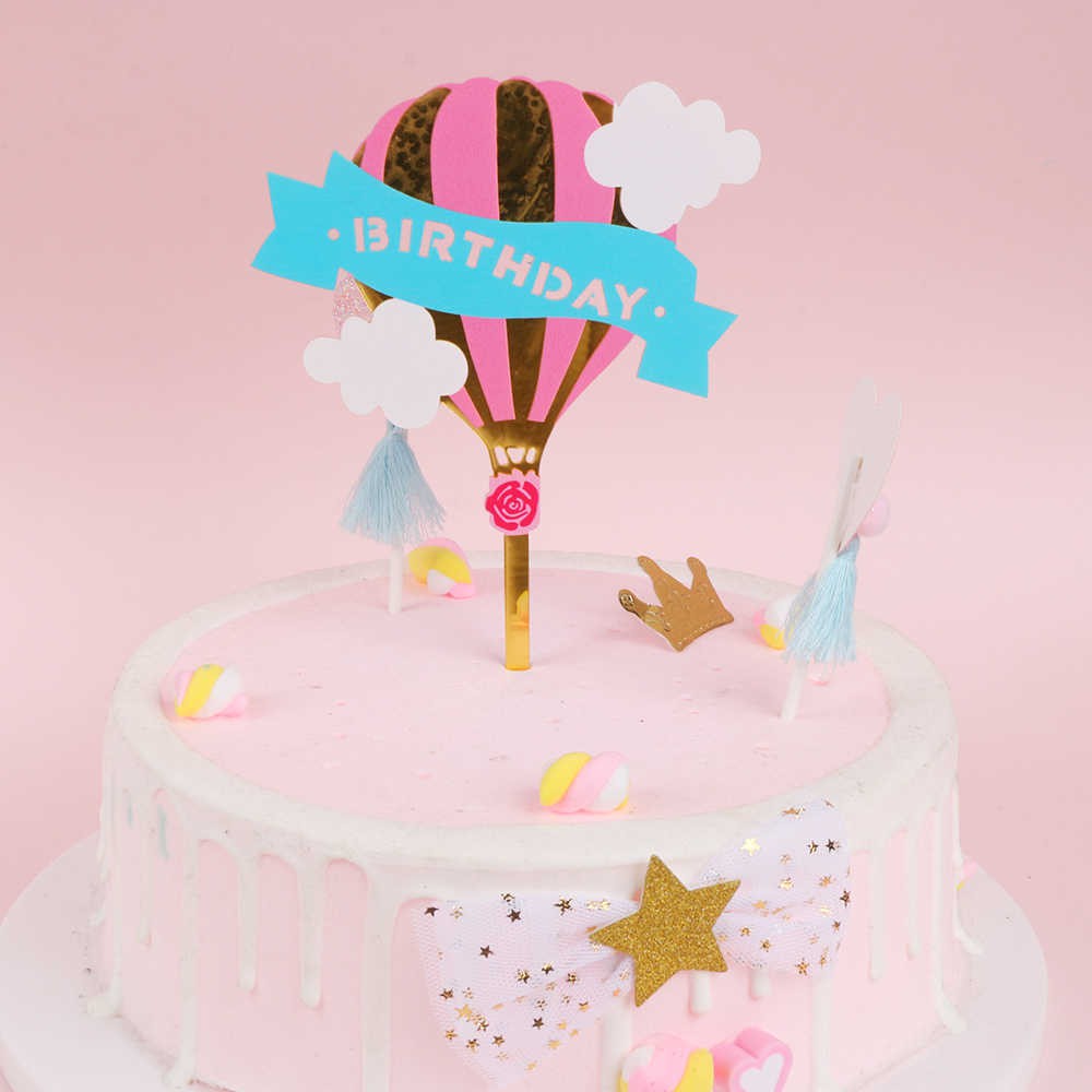 Cake Topper Acrylic / Akrilik Happy Birthday One & Unicorn/ Ariel Mermaid /Captain America / Rainbow