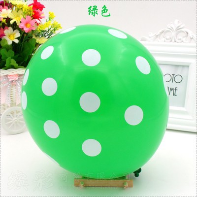Balon Lateks/Latex Polkadot 12 inch High Quality Tebal