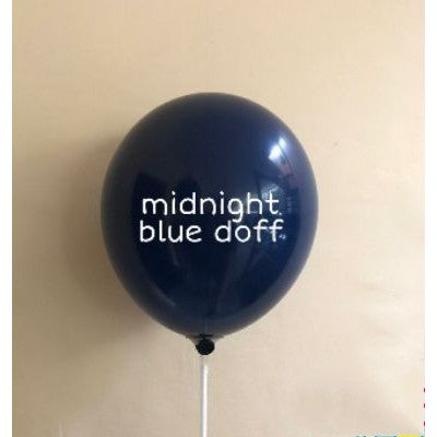 Balon Latex / Lateks 12 inch Warna Midnight Blue