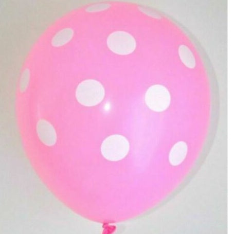 Balon Lateks/Latex Polkadot 12 inch High Quality Tebal