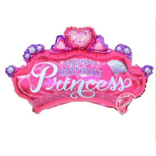 Balon Foil Happy Birthday Princess Diamond Crown
Size 74 cm